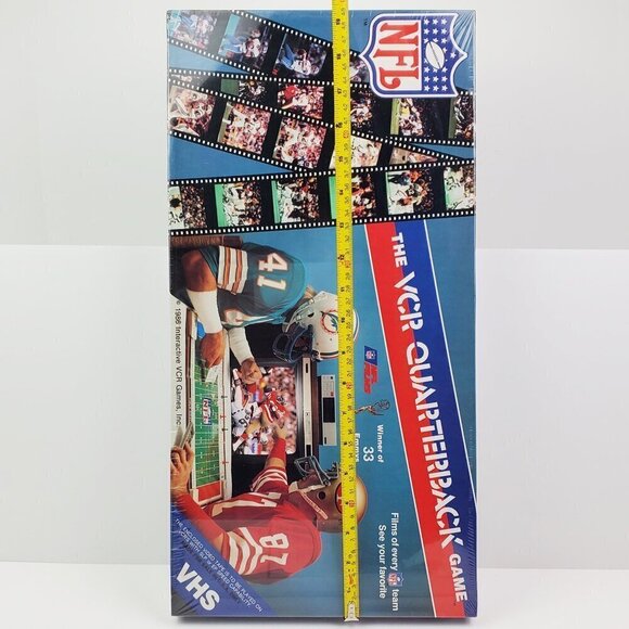 VCR Quarterback Game Board 1986 Vintage NFL Football Interactive VHS Sealed NIB - Picture 7 of 11